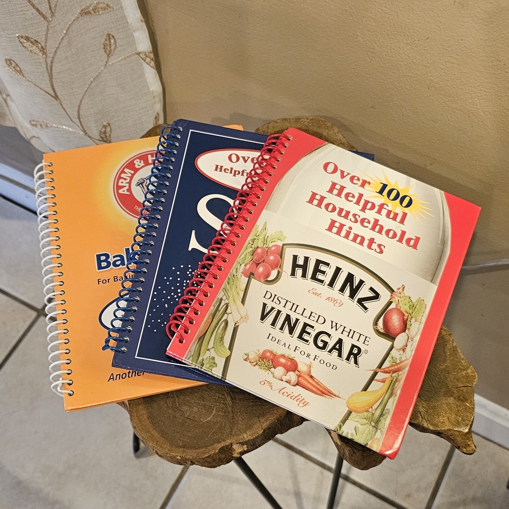Helpful Household Hints Notebook Set - Salt, Vinegar, Baking Soda